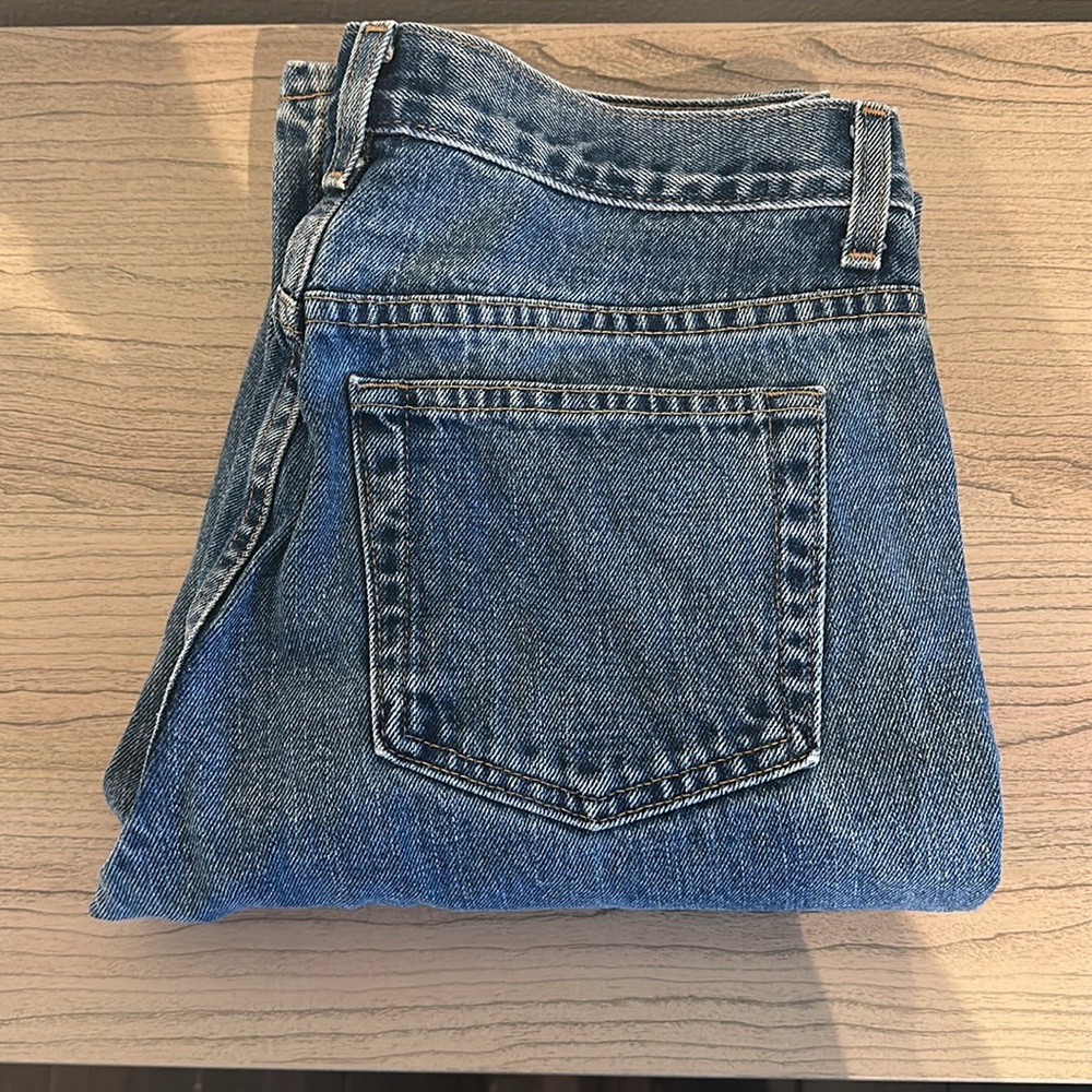 LONDONJEAN Blue Slim Straight Jeans with Vintage Look